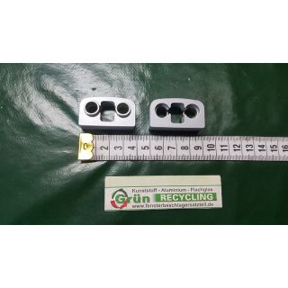 ROTO Unterlegplatte zu Türband, 40 x 22 x 10mm, Delta Silber RaumX310