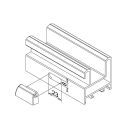 GIESSE Wasserkappe 32 x 13mm, Klemmabstand 23mm schwarz Raum2R2/4
