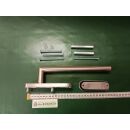 HS Hebel innen mit PZ und Außen Muschel TS 74-92mm 10mm Vierkant, 10mm Nocken, 82mm Lochabstand, links rechts verwendbar