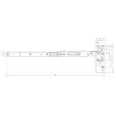 GU Scherenarm UNI-JET SCF Kunststoff NL 13 Links FFB 390-750mm Raum7S1R3/4