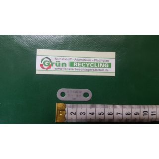 GU Unterlage für Riegelbolzen 1mm, 9-47393-02 , 38 x 13mm FachG42/1