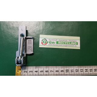 WINKHAUS Ecklager EL.HT 20-12 Links ,F9 Edelstahlfarbig/ Silber , 75 x 30mm, Zapfen Ø 6 x 35mm FachX1193