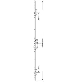 GU Secury Automatic Mehrfachverriegelung Dorn 45mm 92/16/8 SF2 FachKR22