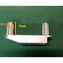 MACO Schließstück Schließteil mit einpresszapfen, 34975, Europfalz 18mm, 17x55mm, Zapfen 8x7mm SchrankP250/2
