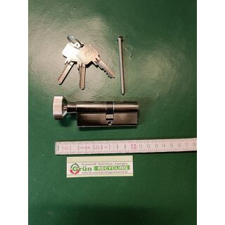BKS Doppelzylinder mit Drehknopf 8806 35/40 35N 40N PZ mit 3 Schlüssel und Schraube 80mm
