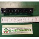 Winkhaus Scherenlager SWS 3-6 15x89mm 2 Haltezapfen 3x6mm Lagerstift 77x6mm Braun mit Weißer Abdeckkappe FachX2377
