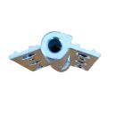 Falttürscharnier Falttürband 86 x 50mm Nachbau ohne Stift mit Madenschraube FachVR5/393