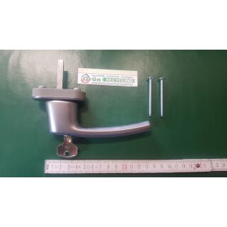 ROTO Fenstergriff Fensterolive abschließbar / Schließung 1G1, Vierkant 7 x 40mm R013 Titan matt FachX1962