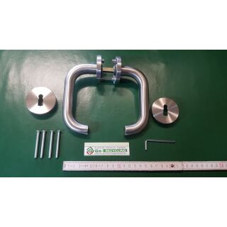 Rosettengarnitur BB, VK 8mm Edelstahl Matt FachX2002