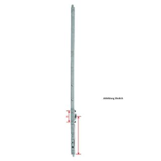 GU Monoblockgetriebe Getriebe G13797.21 FFH 1850-2100mm, Länge 2097,5, G= 980mm, Konstant, mit Kantenriegel und 2 Rollzapfen Raum7W3
