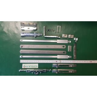 NOTTER Kammerbeschlag KFSE + Anschlag m. Einbohrgetriebe und Scheren aushängbar