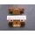 ROTO Axerlager Scherenlager 6596564400, 12/18, 72 x 15,5 mm, mit Topf 26 mm, 2 Haltezapfen 7 x 7 mm, FachVR1/1138