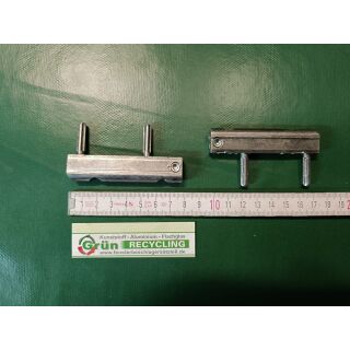 GU Flügellager 76x18x11mm, Haltezapfen 23x6mm, Haltezapfen Abstand 45mm, Lochabstand 45mm FachX2158