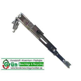 MACO Multi Matic Eckumlenkung für Stulpflügelgetriebe zweiflügelig mit Sperrschieber und 1 Pilzzapfen FachP4924