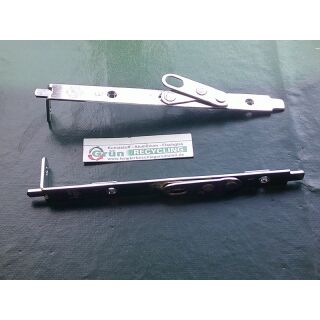 MACO Kantriegel Kantneriegel unten und oben flach Euronut L=187 Silber FachVR1/1172