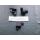 MACO Dichtstück TV-Beschlag für Scherenlager links PVC Schwarz Veka Topline vertikal einfräsbar 357144 FachVR1/1181