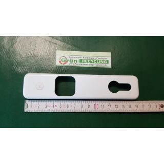HAUTAU HS Abdeckkappe PZ ,, Logo Hautau" weiß, 160 x 35mm FachX2727
