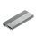 ROTO BKV Deckel Bodenschwelle Eifel 52TB geriffelt grau, Breite 52mm Höhe 20mm PodestW1