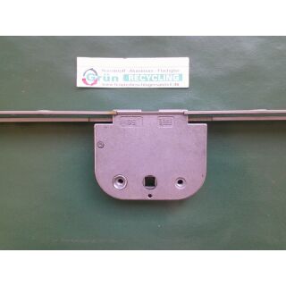 SIEGENIA Getriebe 3 Gr.4 a TL FFH 1650 - 2150 mit 2 aufgesetzten Schließblechen 50mm Dorn variabel Raum5W1