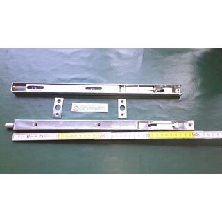 STRENGER Kantenriegel Rohrkantenriegel mit Einlasshebel für Türen 400mm mit Schließblech FachVR2/028