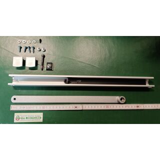 GEZE Gleitschiene ECLINE TS 5000 Silber Rechts Links verwendbar