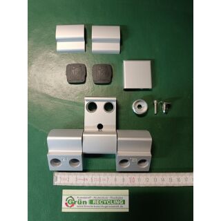 DR. HAHN Türband Haustürband Serie 60 AT 3tlg. Drehpunkt 20mm Bohrabstand 59mm EV1 eloxiert FachVR3/031