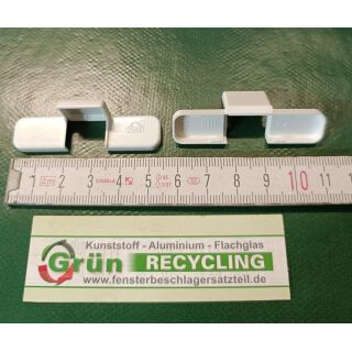 ROTO NT Abdeckkappe für Mittelschliesser K (Flügeteil), Weiß, Rechts Links verwendbar, 628200480000, 54x13x17mm, Raum1R1/86