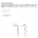 SIEGENIA AUBI Eckumlenkung TEUL2010  260 x 35mm FachB587