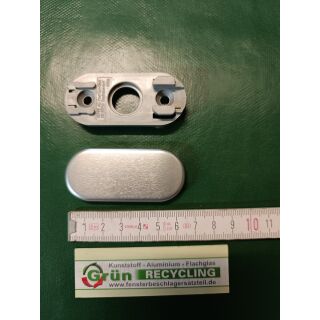 HOPPE Verdeckrosette für Steckgriff Griffloch-Verdeck-Rosette U26SV Oval FachX2469