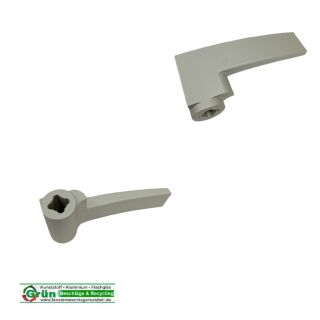 Fenster Verschlusshebel Silber eloxiert Din Links Nachbau FachVR5/346