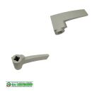 Fenster Verschlusshebel Silber eloxiert Din Links Nachbau FachVR5/346