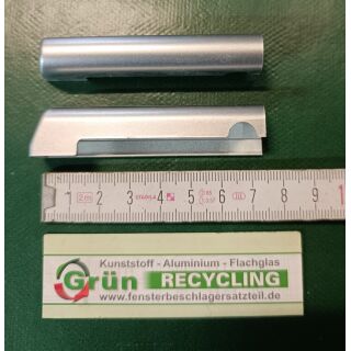ROTO NT Abdeckkappe f. Eckband 12x16x75mm Links für Eckband E5 Silber 295326 , Raum1R1/93