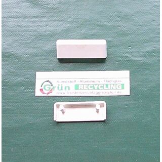 Wasserkappen Wasserschlitzkappen Weiß 45,5 x 15mm für Lochabstand 33mm RaumX351