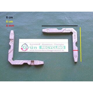 SCHÜCO Alu Gusseckwinkel 216828.02 202.8 FachVR2/075