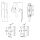 Getriebegriff Fenstergriff Silber Lochabstand 84,5 und 98mm FachX2454