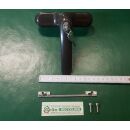 GIESSE Fenstergriff Getriebegriff Braun abschließbar Lochabstand 92mm 104mm 98mm Chic Futrura FachX2486