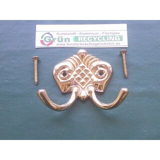 Garderobe Jackenhalter 65 mm Gold Art.Nr 544380 RaumX512