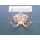 Garderobe Jackenhalter 65 mm Gold Art.Nr 544380 RaumX512