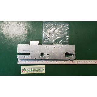 KFV Schlosskasten Hauptschlosskasten Schlüsselbetätigt, 210 x 55mm. zu HS 8250 Mehrfachverriegelung, Dorn 40/92/10, inkl. 3 Nieten und 3 Befestigungsschrauben FachX2548