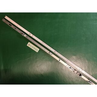 ROTO | Stulpflügelgetriebe Plus | Dorn 8-50 mm | Gr 1290 | Griffhöhe 546mm | 2 Schließstücken DIN Links Rechts KR11/13