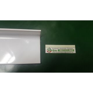 GU PSK 966/150 ALU Abdeckblende für Laufwageneinheit K-15276 weiss P1607 Länge 1950mm