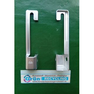 ROTO NT Abdeckkappe Ecklager Silber Links 91x19x19mm 475669 Raum3R1/50