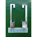 ROTO NT Abdeckkappe Ecklager Silber Links 91x19x19mm...
