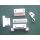 ROTO Alu 500 Drehband Set Weiß 653340080652 653340090652 621218250020 65333609 RaumX561