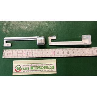 ROTO Abdeckkappe Ecklager E5 81100R Silber 19x19x83mm Raum1R2/7