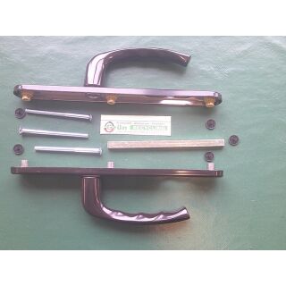 HOPPE Schmalschild BA 216 Garnitur New York dunkelbraun F8707 3257397 Vierkant 8 mm / Entfernung 92 mm FachVR7/018