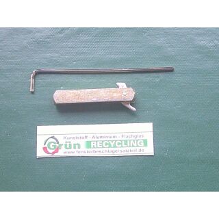 FSB Wechselstift 10x60 mm / Maß X 20-24 mm - Stift Stahl verzinkt SchrankP109/5