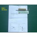 FSB Wechselstift 10x60 mm / Maß X 20-24 mm - Stift Stahl verzinkt SchrankP109/5