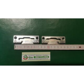 GU SF Schließplatte Systembodenschwelle NL 13mm, 9-47929, 72 x 24mm, 1 Garnitur= 2 Schließplatten FachX2690