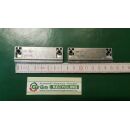 GU SF Schließplatte Systembodenschwelle NL 13mm, 9-47929, 72 x 24mm, 1 Garnitur= 2 Schließplatten FachX2690